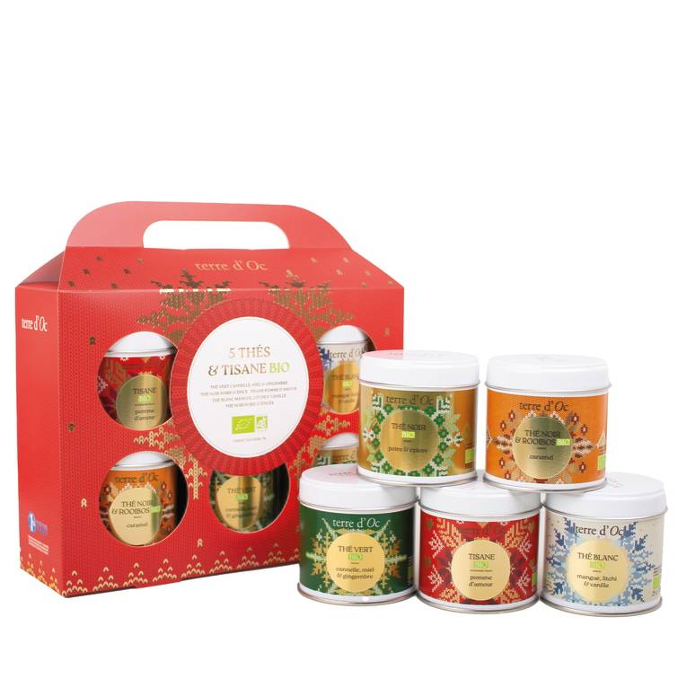Terre d'Oc - Coffret thés et tisane de Noël BIO - Terre d'Oc - Image 1