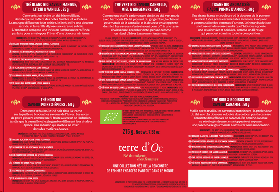 Terre d'Oc - Coffret thés et tisane de Noël BIO - Terre d'Oc - Image 3