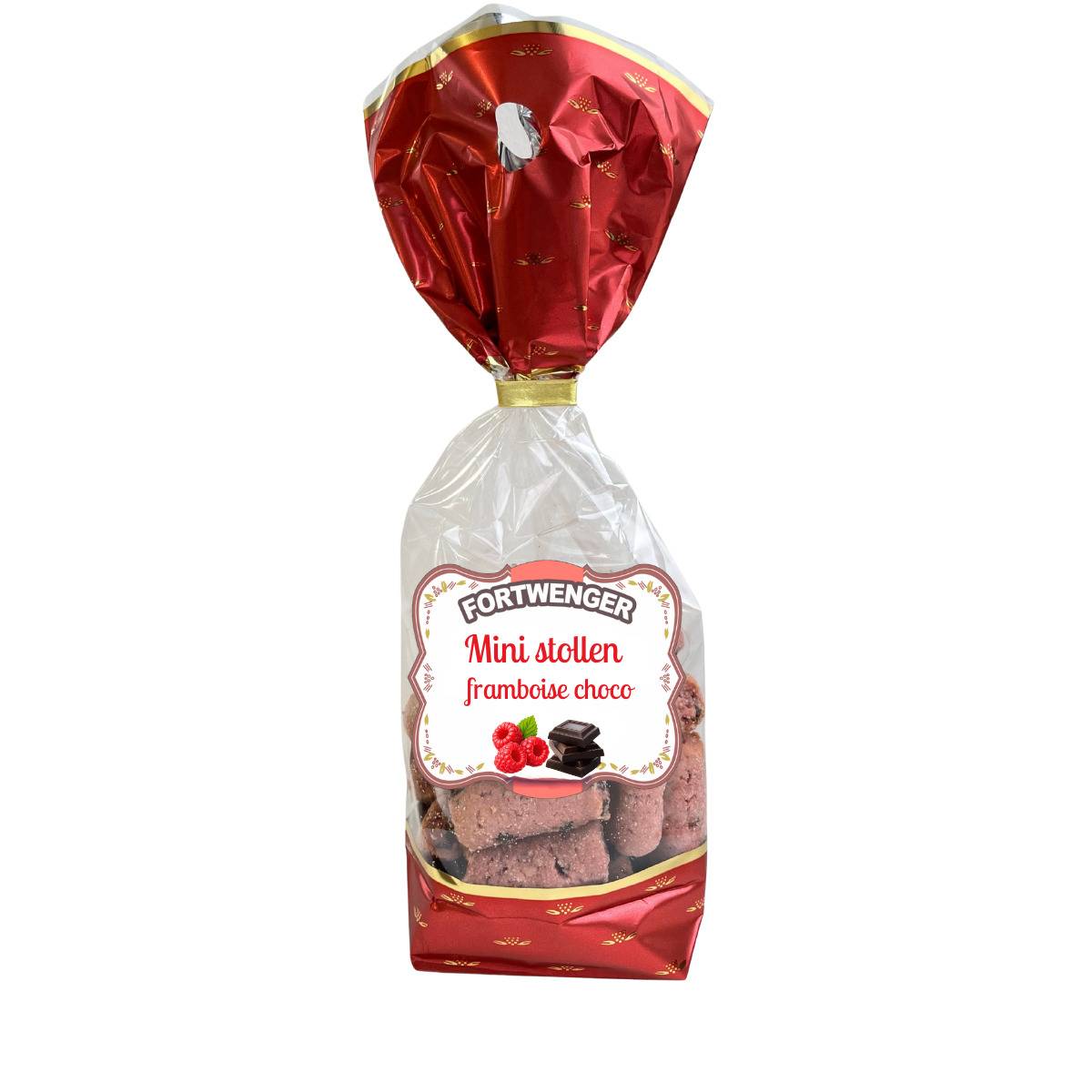 Fortwenger - Mini stollen à la framboise et au chocolat 200 g - Fortwenger