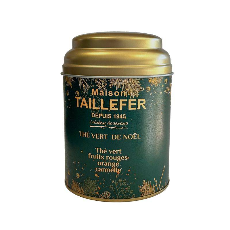 Maison Taillefer - Thé vert de Noël boÏte 100 g - Maison Taillefer