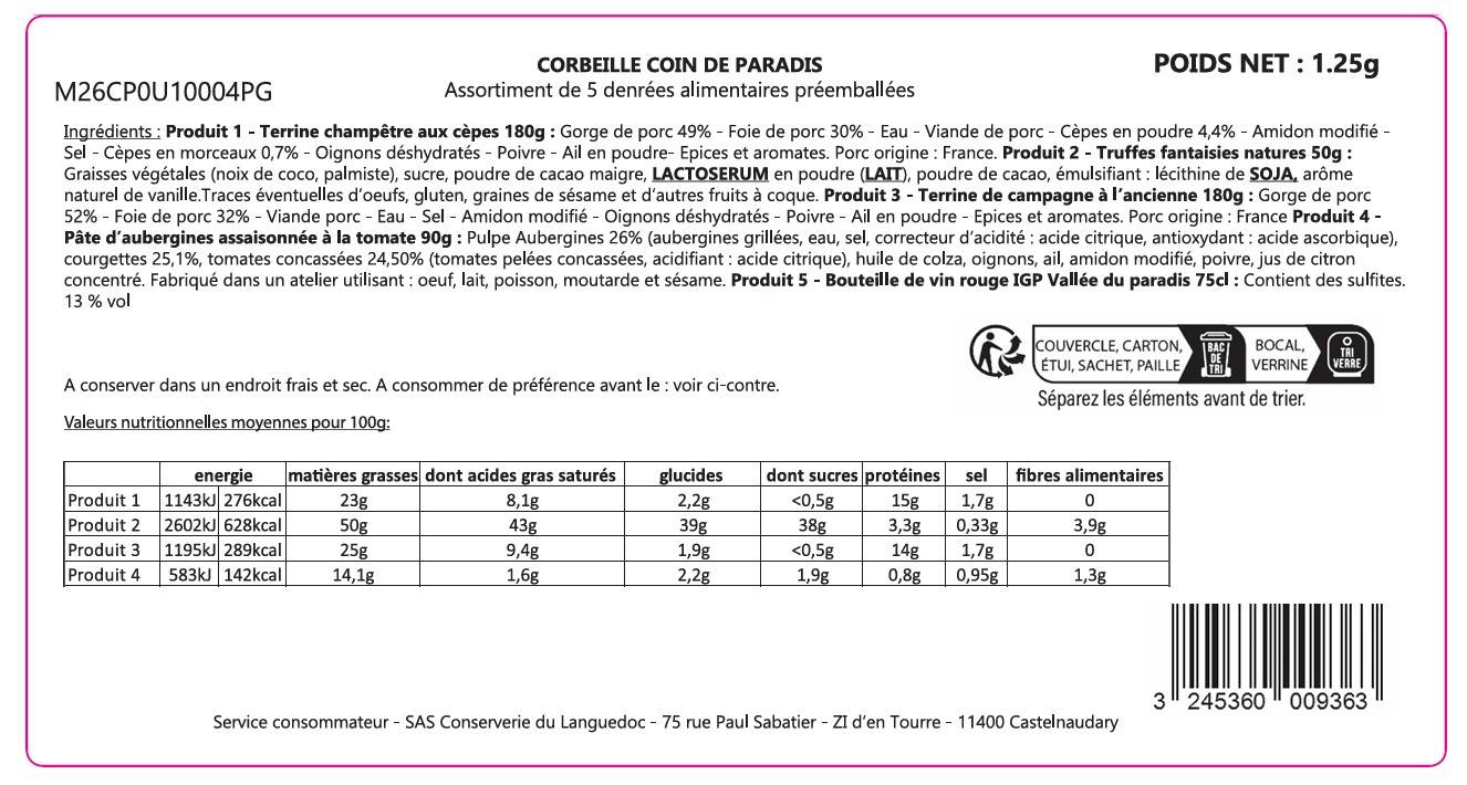 Près des Gourmets - Coffret "Coin de Paradis" - Près des Gourmets - Image 3
