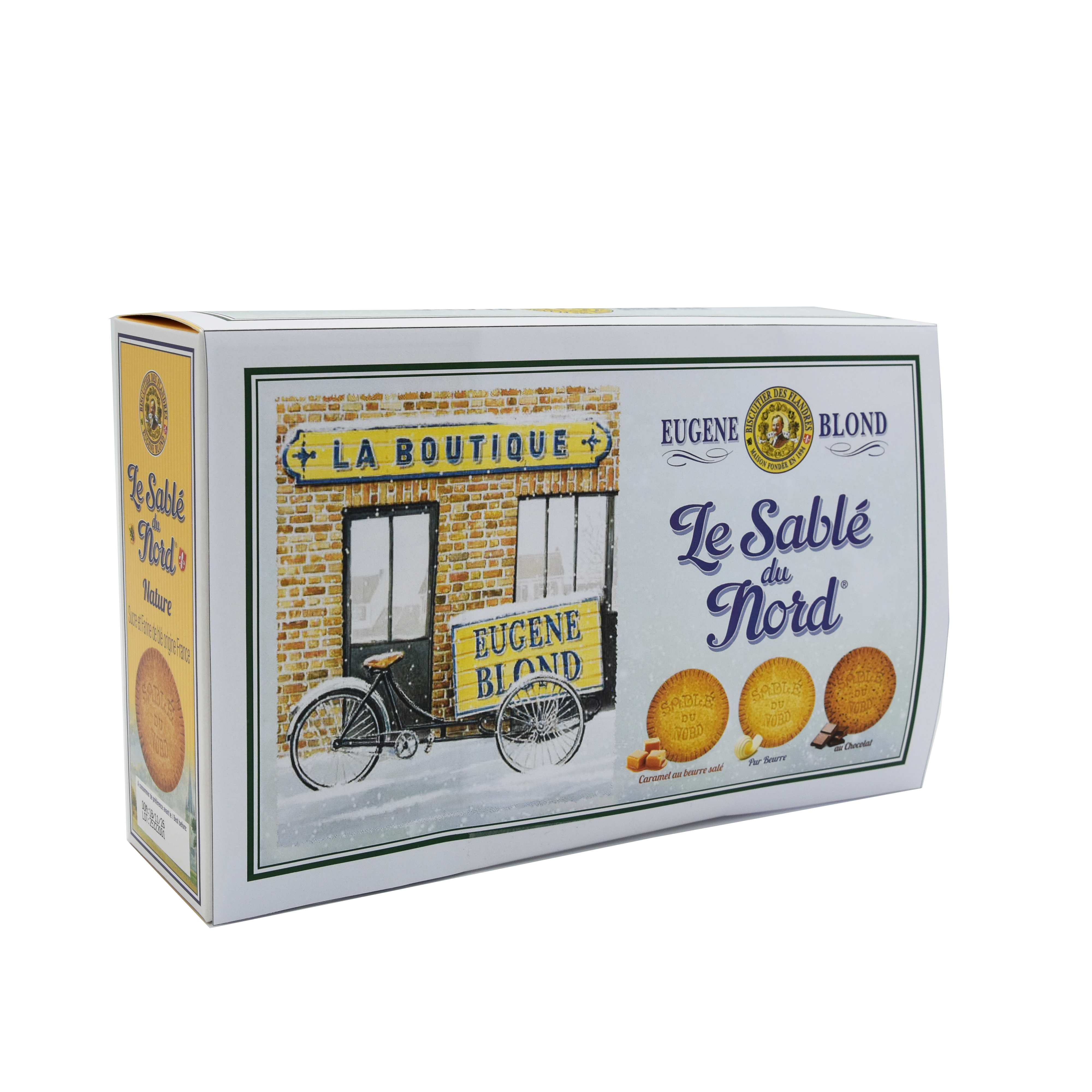Eugène Blond - Coffret "Hiver" Lot de 3 Sablés du Nord - Eugène Blond