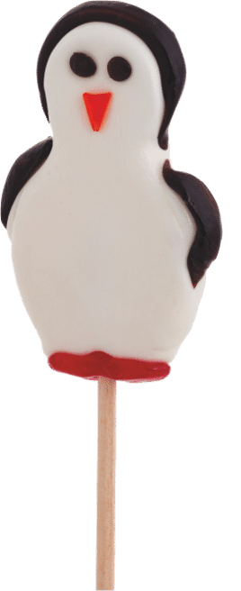 Les Gourmandises de Sophie - Sucette Pingouin 50 g - Les Gourmandises de Sophie