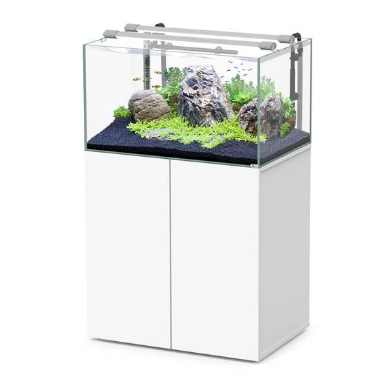 Aquatlantis - Ensemble aquarium et meuble blanc - 176 L - Aquatlantis - Image 1