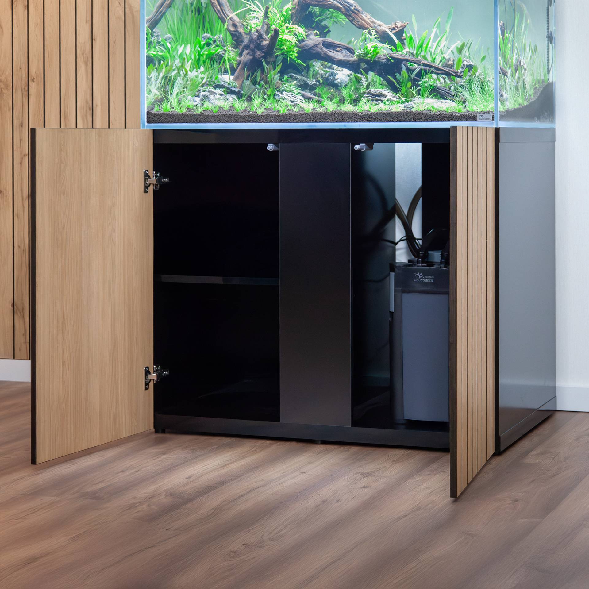 Aquatlantis - Ensemble aquarium et meuble blanc - 284 L - Aquatlantis - Image 5